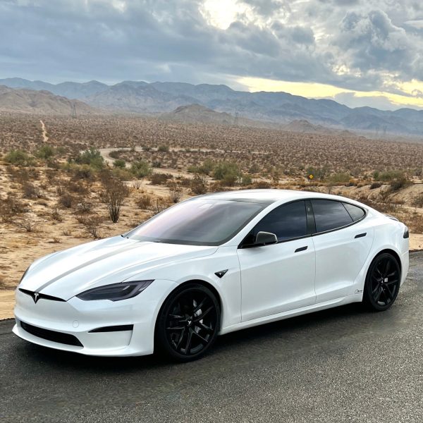2021+ | Model S Plaid & LR Side View Mirror Cap Overlays - Real Molded Carbon Fiber Supply - Image 4