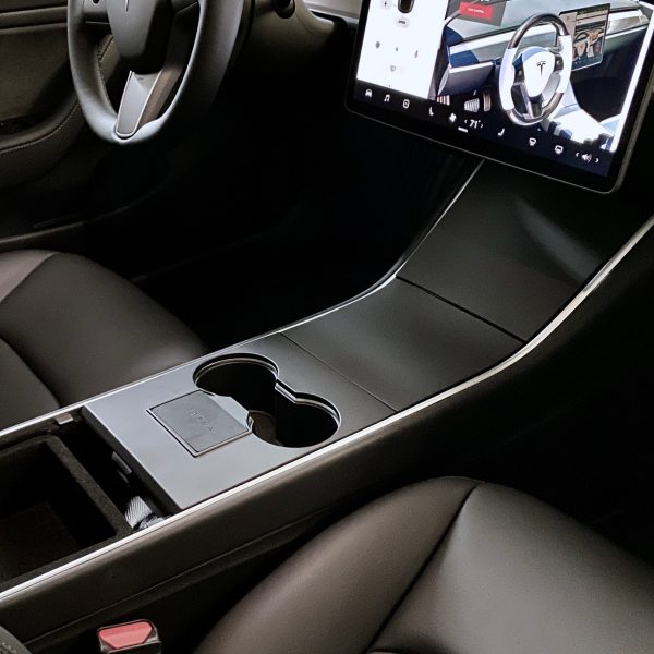 Model 3 & Y Center Console Cap ABS (Gen. 1) - Matte Black Painted Online now - Image 3