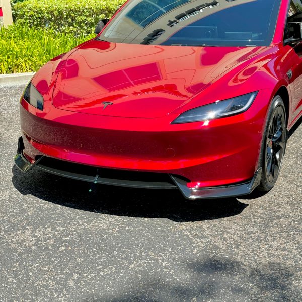 2024+ | Model 3 Viento Front Lip Spoiler ABS Plastic (3 Piece) - Variety* Sale - Image 5