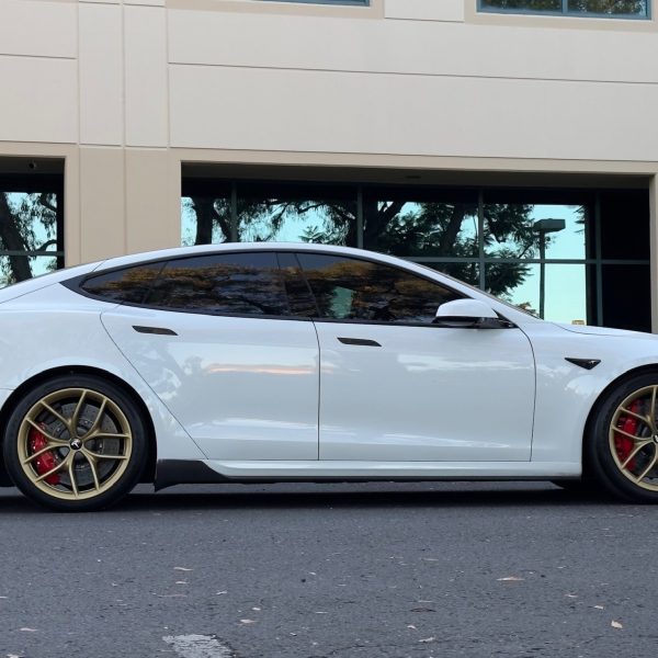 2021+ | Model S Viento Side Skirts - Real Molded Carbon Fiber Online Hot Sale