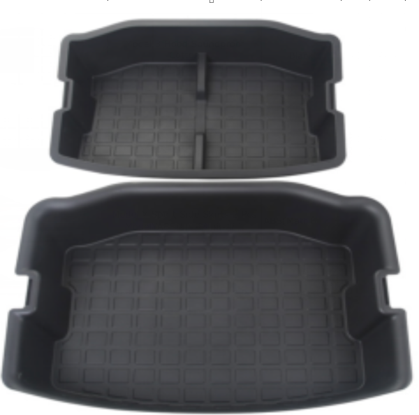 2017-2023 | Model 3 Sub Trunk Dual Level Trunk Organizer (2 Pieces) For Sale