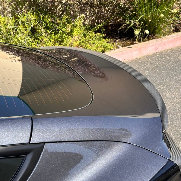 2024+ | Model 3 Blade Spoiler - Real Dry Molded Carbon Fiber Online Hot Sale - Image 5