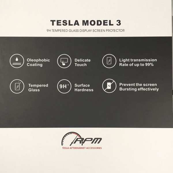 Model 3 & Y Display Protector 9H Glass Fashion - Image 3