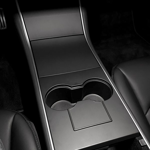 Model 3 & Y Center Console Cap ABS (Gen. 1) - Matte Black Painted Online now - Image 2