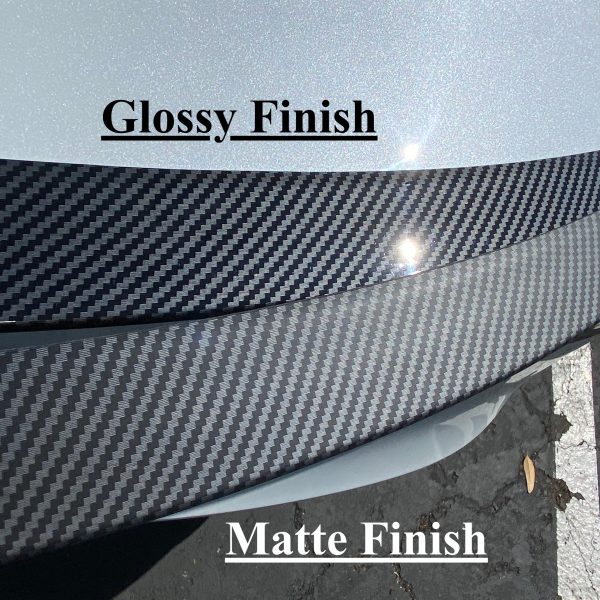 2017-2023 | Model 3 Performance Spoiler ABS Plastic - Hydro Carbon Fiber Coated For Sale - Image 3