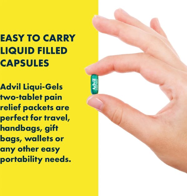 Advil Liqui-Gels, Ibuprofen 200mg, 2 Count - Travel Size For Cheap - Image 3