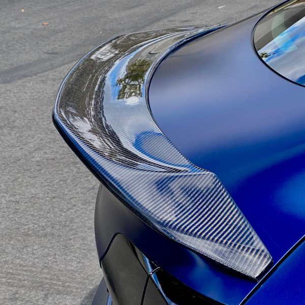 2017-2023 | Model 3 Jupiter V-Style Spoiler - Real Molded Carbon Fiber Online Hot Sale