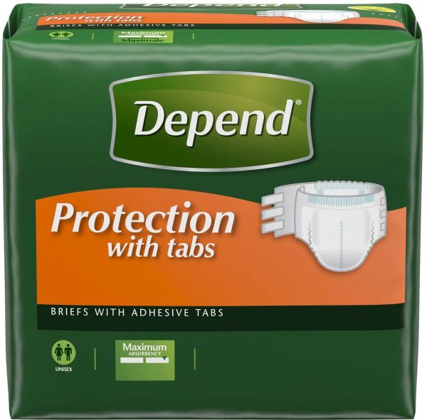 Depend Protection with Tabs on Sale