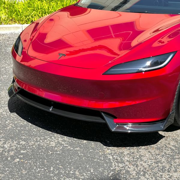 2024+ | Model 3 Viento Front Lip Spoiler ABS Plastic (3 Piece) - Variety* Sale - Image 3