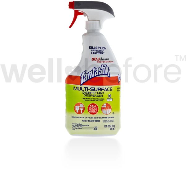 SC Johnson Fantastik Multi-Surface Cleaner & Disinfectant Spray Bottle For Cheap