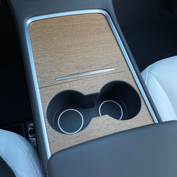 2021* | Model 3 & Y Center Console Wraps (Gen. 2) - Vinyl Wood Online now - Image 5