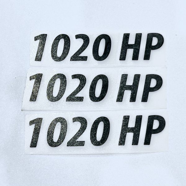 Model S & X PLAID 1020 Horsepower Badge (Set of 3) Sale - Image 2