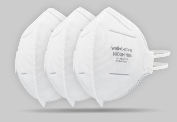 WellBefore N95 Respirator Mask - NIOSH Approved Hot on Sale - Image 3