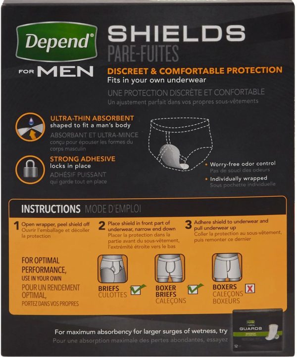 Depend Men Shields Pads For Sale - Image 4
