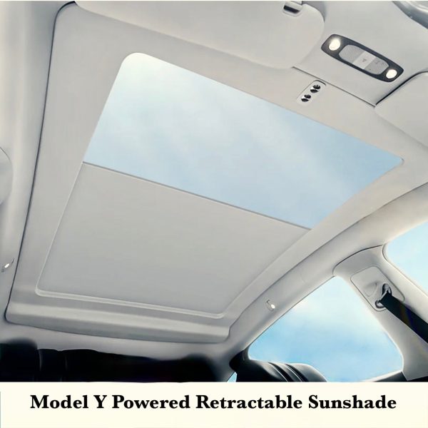 2020 - 2024 | Model Y - Electric Powered Retractable Sunroof Sunshade Hot on Sale - Image 4