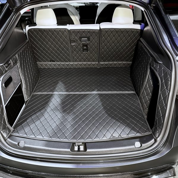 2020-2024 | Model Y Cargo Area Diamond Cut Padded Protection Mats - 6 Piece Kit For Sale - Image 3