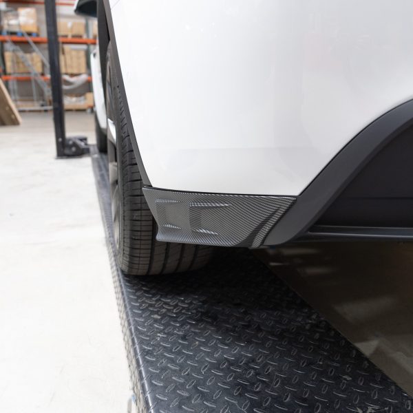 2020-2024 | Model Y Rear Bumper Corner Flanges (2 Pieces) - Hydro Carbon Fiber Coated For Discount - Image 3