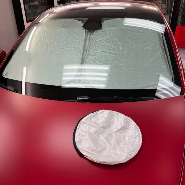 2017+ | Model 3 & Y Round Foldable Windshield Sunshade - (Free Ground U.S. Shipping) Cheap - Image 3