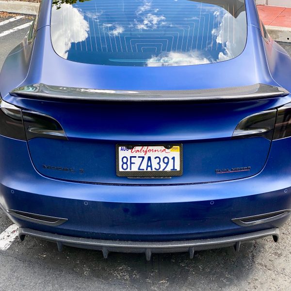 2017-2023 | Model 3 Jupiter V-Style Spoiler - Real Molded Carbon Fiber Online Hot Sale - Image 5