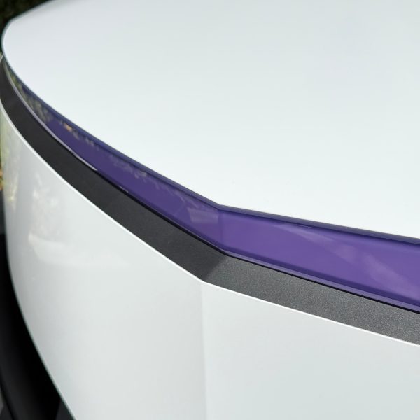 Cybertruck Solar Color Shift to Invisible TPU Light Bar Film - Transparent to Purple or Transparent to Smoked on Sale - Image 2