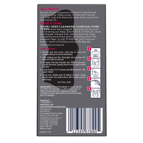 Biore Deep Cleansing Pore Strips Fashion - Image 2