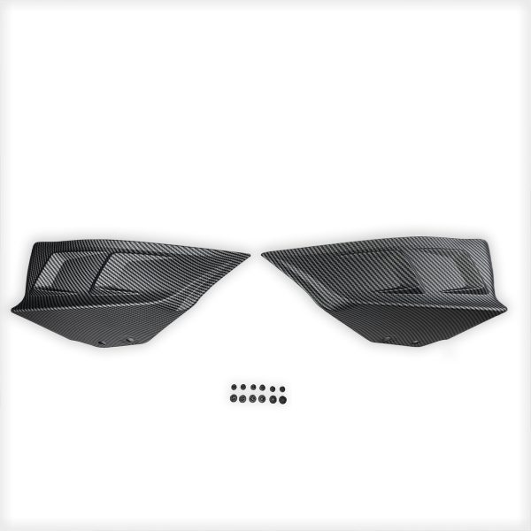 2020-2024 | Model Y Rear Bumper Corner Flanges (2 Pieces) - Hydro Carbon Fiber Coated For Discount - Image 2