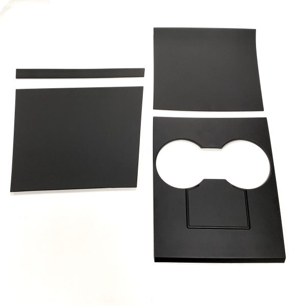 Model 3 & Y Center Console Cap ABS (Gen. 1) - Matte Black Painted Online now - Image 5