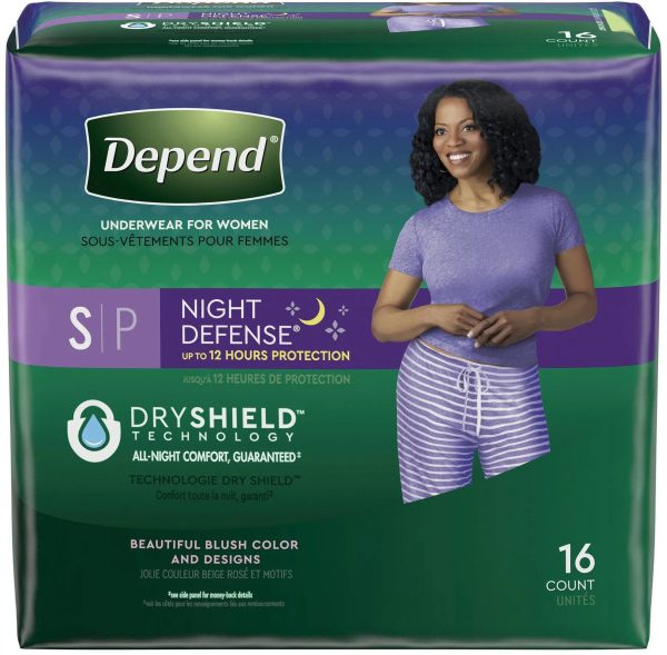 Depend Underwear for Women Night Defense Hot on Sale