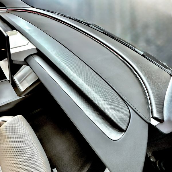 2024+ | Model 3 Highland Refreshed Dashboard Replacement Kit (3 Piece Options) -  Plain Weave  1x1 Real Dry Molded Carbon Fiber Discount