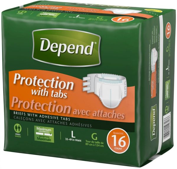 Depend Protection with Tabs on Sale - Image 2