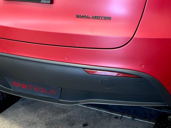 Model 3 & Y Smoked Rear Bumper Reflector - Vinyl Wraps For Discount - Image 5