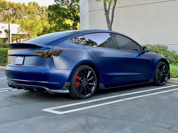 2017-2023 | Model 3 Razzo Aero Diffuser - Real Molded Carbon Fiber Sale - Image 4