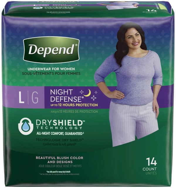 Depend Underwear for Women Night Defense Hot on Sale - Image 5