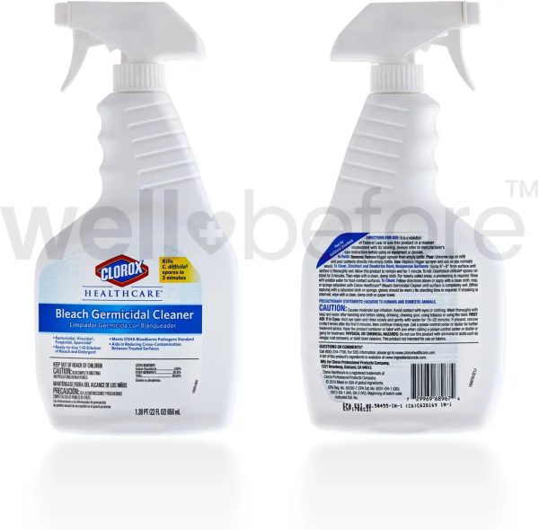 Clorox Healthcare Bleach Germicidal Cleaner Spray Hot on Sale - Image 3