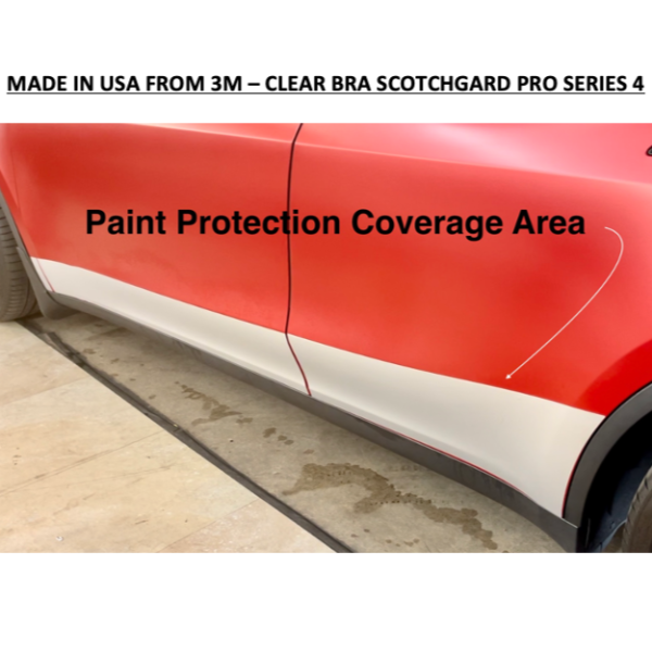 2020+ | Model Y Lower Door & Rocker Panel Paint Protection Kit - Clear Bra Online now - Image 4