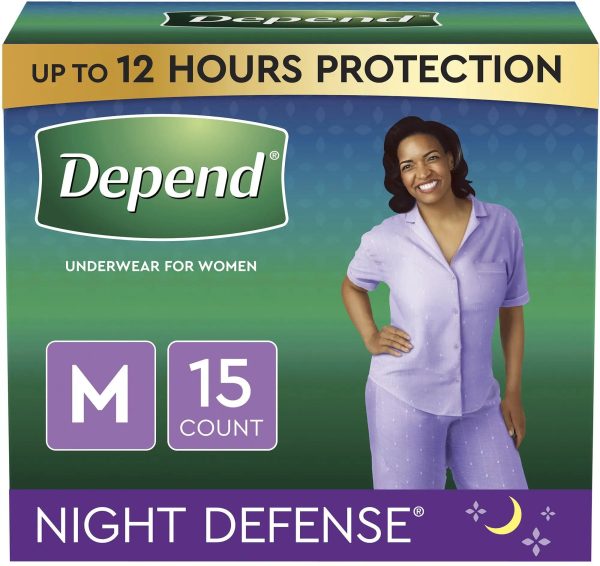 Depend Underwear for Women Night Defense Hot on Sale - Image 4