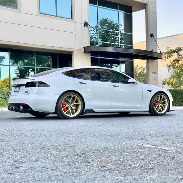 2021+ | Model S Viento Diffuser Overlay - Real Molded Carbon Fiber Supply - Image 4