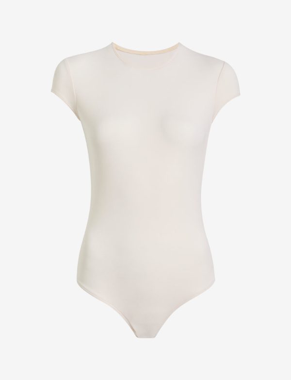 Butter Luxe Cap Sleeve Bodysuit For Sale - Image 4