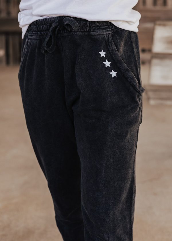 Pre-Order: Star Vintage Joggers *Black (S-3X) Online Hot Sale - Image 4