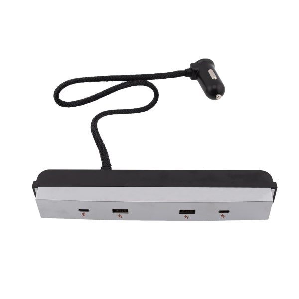 2024+ | Model 3 Highland Refreshed Center Console USB A+C 4 Port Hub Adapter 65W Fast Charger Online Hot Sale - Image 2