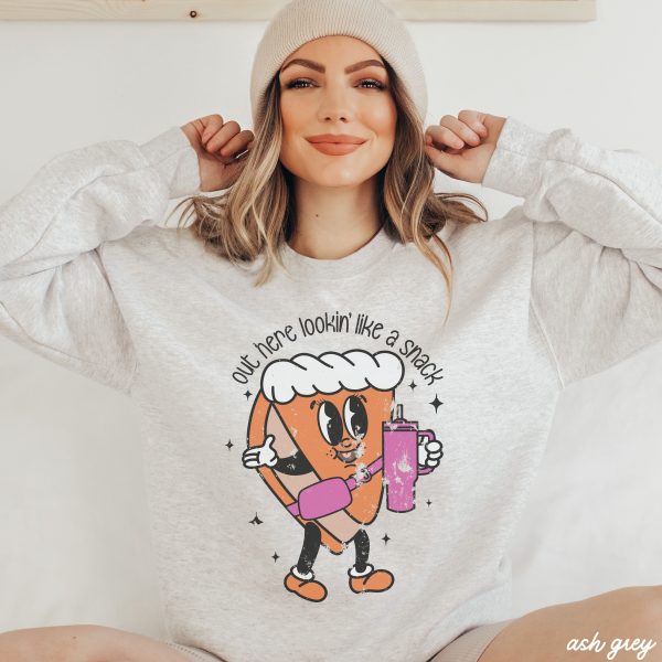*Looking Like A Snack Sweatshirt *5 Colors (S-3X) For Cheap - Image 4