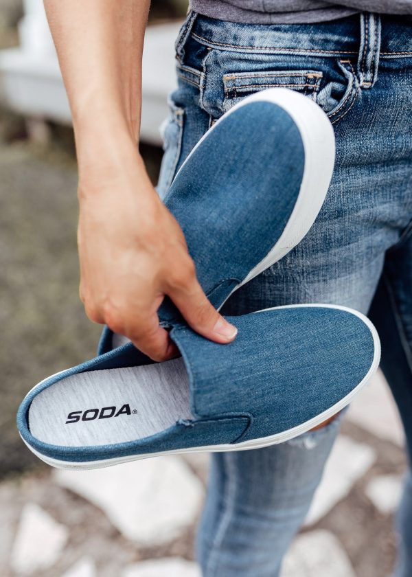 Kaido Slip On Shoe (5.5-11) *DENIM For Discount - Image 2