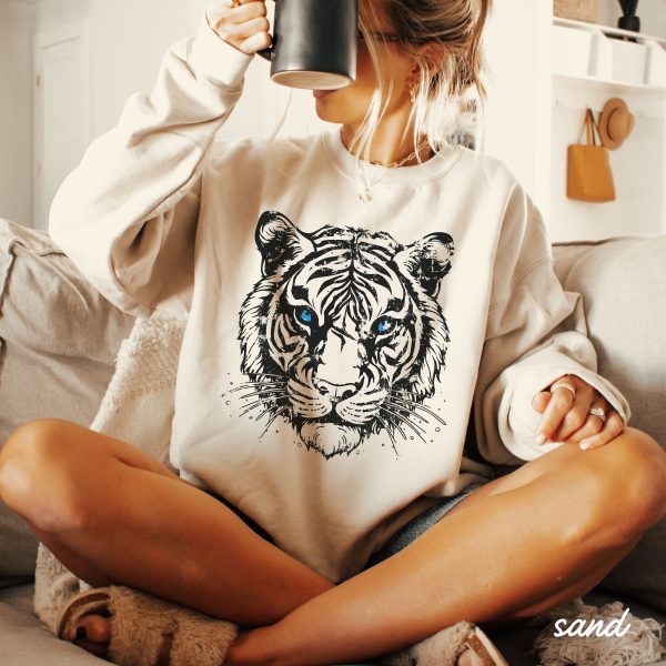 PRE-ORDER: Tiger Sweatshirt *4 Colors (S-3X) Hot on Sale