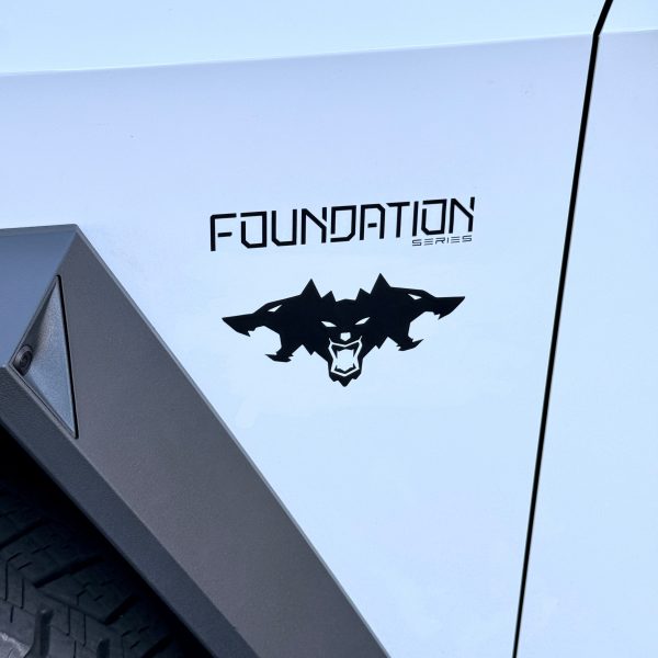 Cybertruck Cerberus Beast Vinyl Decal Logo (Pack of 3) - Variety* Online now