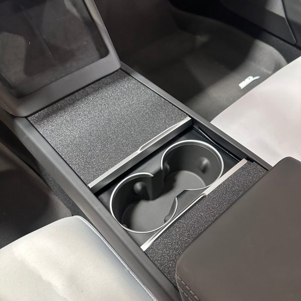 2024+ | Model 3 Highland Refreshed Center Console Vinyl (3 Piece Kit) - Frosted Black Sale - Image 2