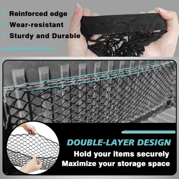 Cybertruck Rear Cargo Bed Storage Net with Pocket - Vertical Type Online Sale - Image 4