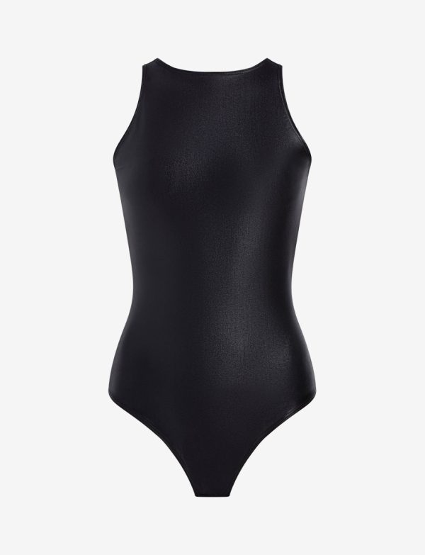 Matte Metallic Crew Tank Bodysuit Online Sale - Image 5