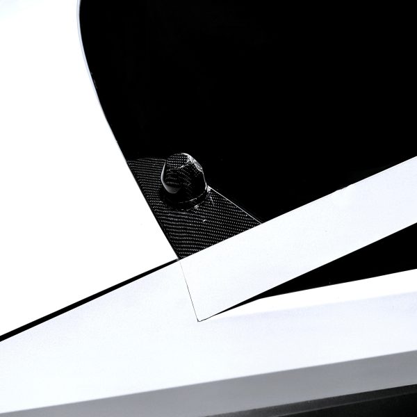 Cybertruck Windshield Wiper Motor Cover & Cap Overlay- Real Molded Carbon Fiber Online now - Image 3