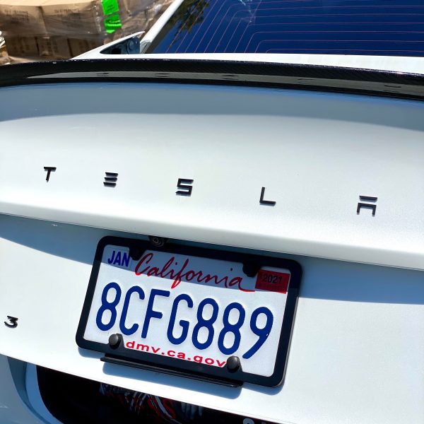 Model S3XY T-E-S-L-A Tailgate Emblems Version 2.0 - ABS Plastic Online now