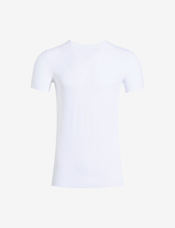 Men s Classic Microfiber V-Neck Undershirt For Cheap - Image 4